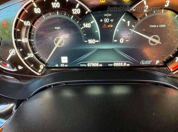 WBAJE5C51JWA95211 2018 BMW 5 SERIES Blue ძრავის განყოფილების ხედი