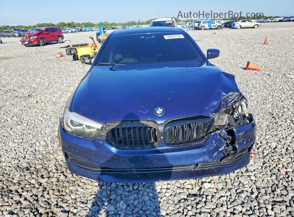 WBAJE5C51KWW15860 2019 BMW 5 SERIES Синий Вид спереди
