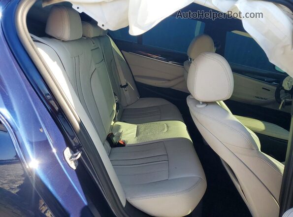 WBAJE5C51KWW15860 2019 BMW 5 SERIES Синий Вид задних сидений
