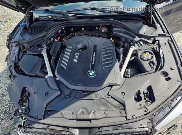 WBAJE5C52KWE66457 2019 BMW 5 SERIES Black Rear interior view