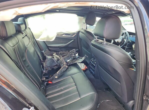 WBAJE5C52KWE66457 2019 BMW 5 SERIES Black Rear seats view