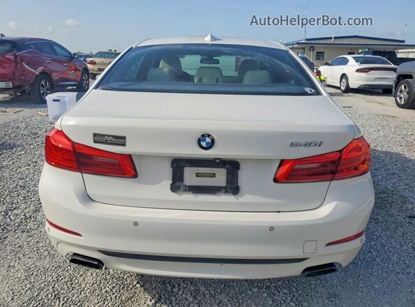WBAJE5C53JG918003 2018 BMW 5 SERIES White Widok z tyłu