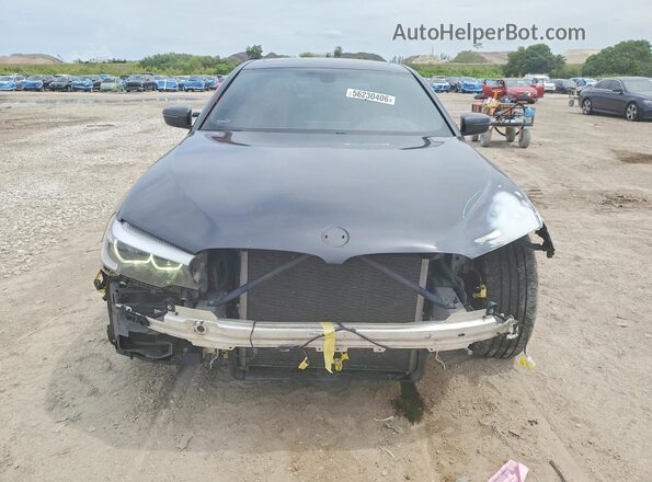 WBAJE5C56JWA96533 2018 BMW 5 SERIES Gray Front view