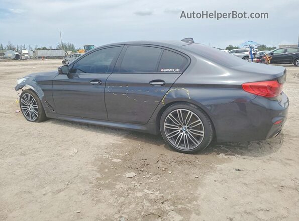 WBAJE5C56JWA96533 2018 BMW 5 SERIES Gray Rear left