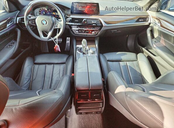 WBAJE5C56KWW02814 2019 BMW 5 SERIES Black წინა პანელის ხედი