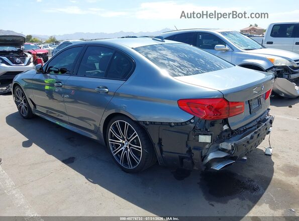 WBAJE5C56KWW26563 2019 BMW 5 SERIES Silver Հետևի ձախ