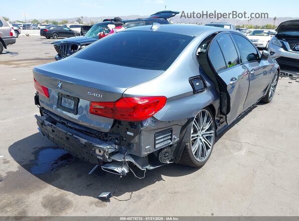 WBAJE5C56KWW26563 2019 BMW 5 SERIES Silver Հետևի աջ