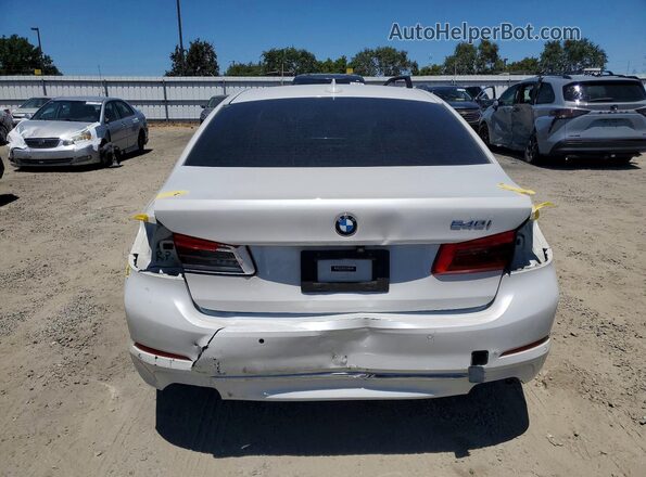 WBAJE5C57KWW01719 2019 BMW 5 SERIES White უკანა ხედი