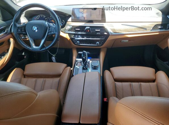 WBAJE5C57KWW01719 2019 BMW 5 SERIES White წინა პანელის ხედი