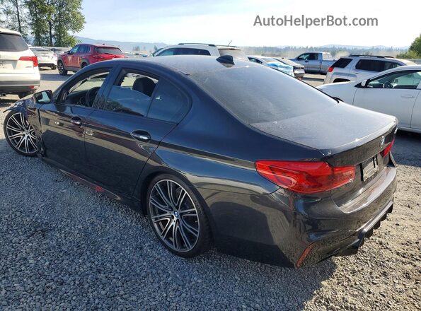 WBAJE5C58JWA97487 2018 BMW 5 SERIES Black Rear left