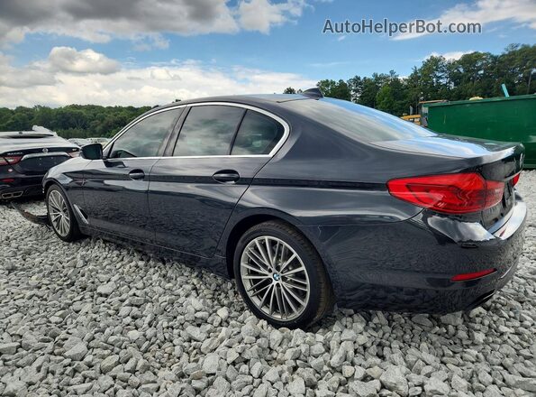 WBAJE5C58KWW20750 2019 BMW 5 SERIES Charcoal Rear left