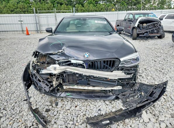 WBAJE5C58KWW20750 2019 BMW 5 SERIES Charcoal Front view