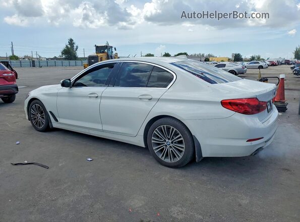 WBAJE5C59KWW11734 2019 BMW 5 SERIES White Trasero izquierdo