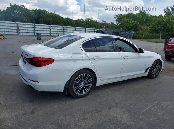WBAJE5C59KWW11734 2019 BMW 5 SERIES White Trasero derecho