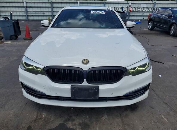 WBAJE5C59KWW11734 2019 BMW 5 SERIES White Vista frontal