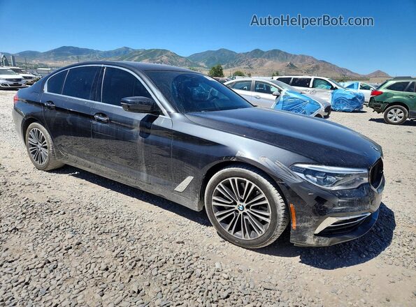 WBAJE7C33HG479504 2017 BMW 5 SERIES Charcoal წინა მარჯვენა