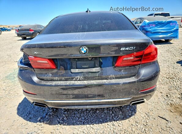 WBAJE7C33HG479504 2017 BMW 5 SERIES Charcoal უკანა ხედი