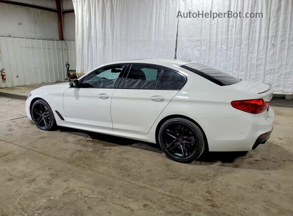 WBAJE7C34HG887932 2017 BMW 5 SERIES Белый Задняя левая четверть
