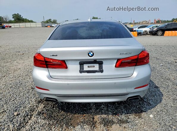 WBAJE7C34HG890362 2017 BMW 5 SERIES Silver უკანა ხედი