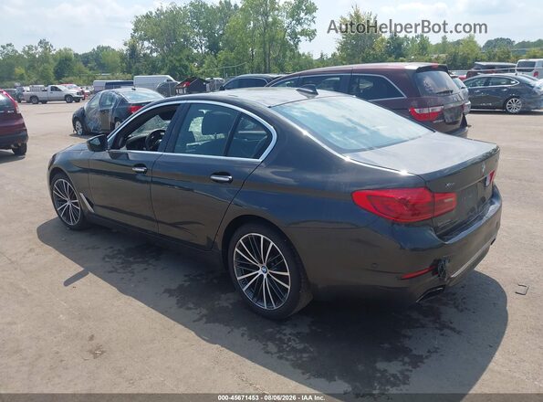 WBAJE7C35HG886997 2017 BMW 5 SERIES Gray Rear left