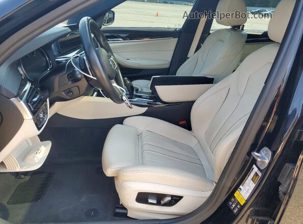 WBAJE7C3XHG887501 2017 BMW 5 SERIES Black Սալոնի դիմացի տեսք