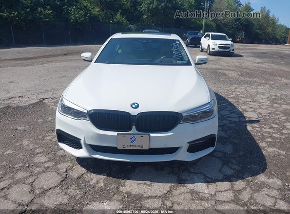 WBAJE7C3XHG887627 2017 BMW 5 SERIES White ხელსაწყოთა პანელის ხედი