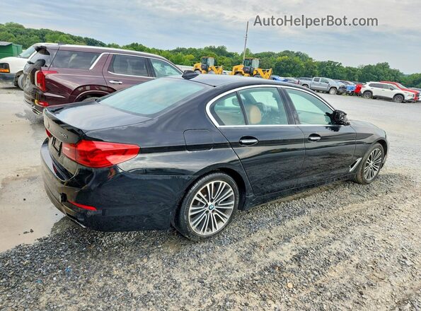 WBAJE7C50JG891886 2018 BMW 5 SERIES Black Tył prawy