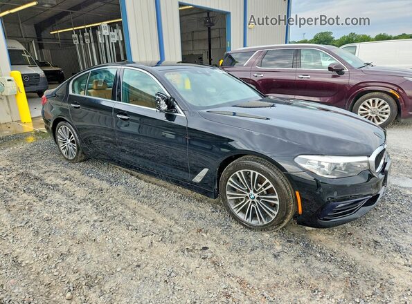 WBAJE7C50JG891886 2018 BMW 5 SERIES Black Przód prawy