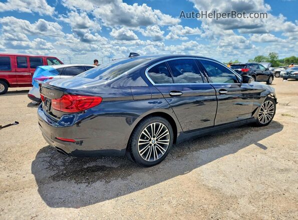 WBAJE7C51JWC56832 2018 BMW 5 SERIES Black Задня права чверть