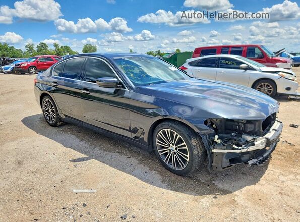 WBAJE7C51JWC56832 2018 BMW 5 SERIES Black Передня права чверть