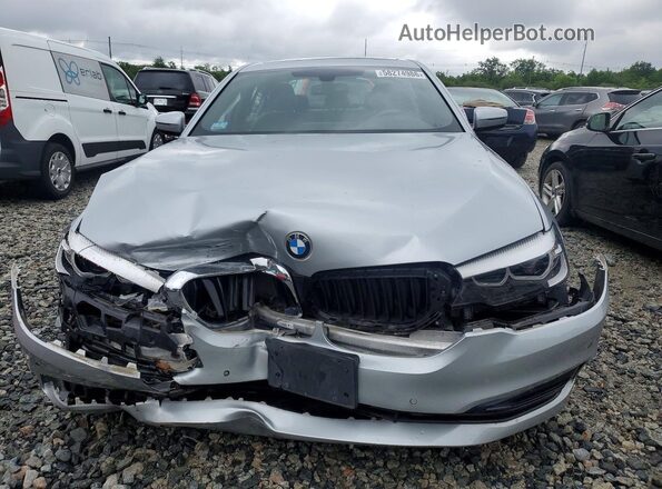 WBAJE7C52JWC55267 2018 BMW 5 SERIES Silver Vista frontal