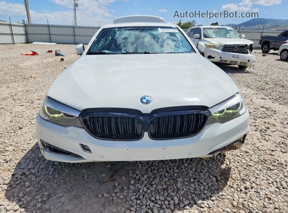 WBAJE7C52JWD49665 2018 BMW 5 SERIES White Widok z przodu