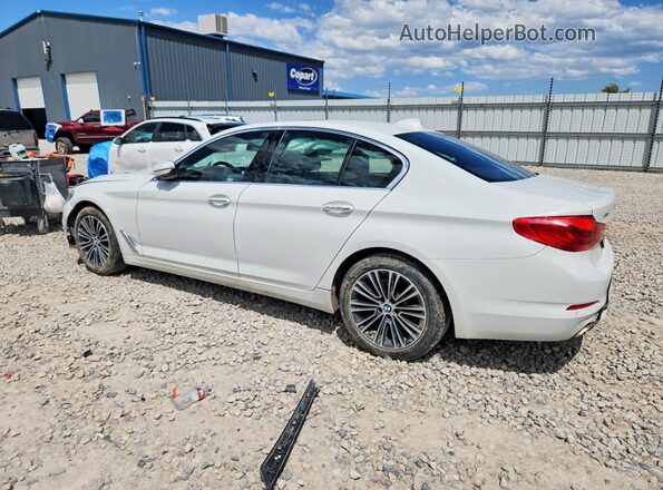 WBAJE7C52JWD49665 2018 BMW 5 SERIES White Tył lewy