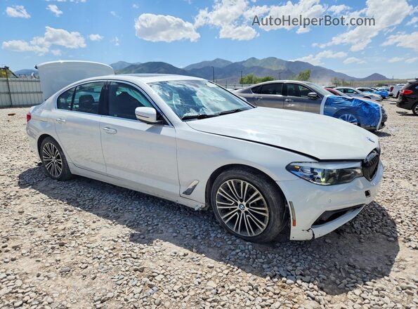 WBAJE7C52JWD49665 2018 BMW 5 SERIES White Przód prawy