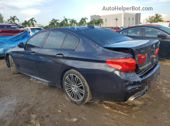 WBAJE7C54JG891602 2018 BMW 5 SERIES Black Հետևի ձախ