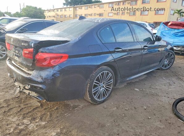 WBAJE7C54JG891602 2018 BMW 5 SERIES Black Հետևի աջ