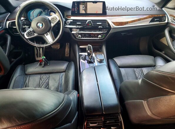 WBAJE7C54JG891602 2018 BMW 5 SERIES Black Առջևի վահանակի տեսք