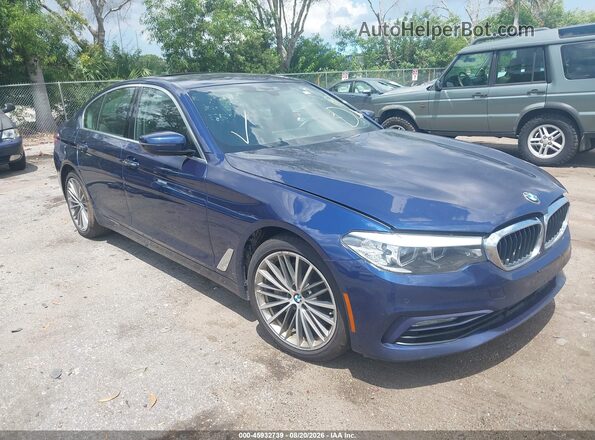 WBAJE7C55JG891379 2018 BMW 5 SERIES Blue 