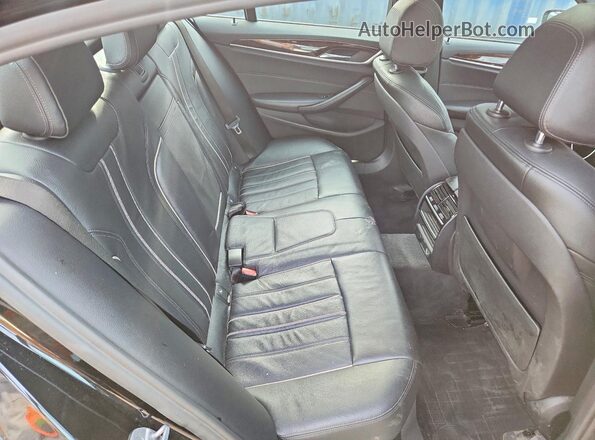 WBAJE7C55JG892225 2018 BMW 5 SERIES Black Rear seats view