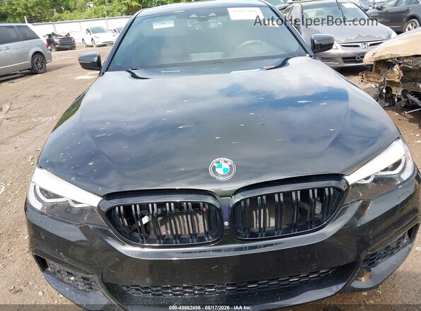 WBAJE7C55JWC57515 2018 BMW 5 SERIES Black Widok wnętrza z tyłu