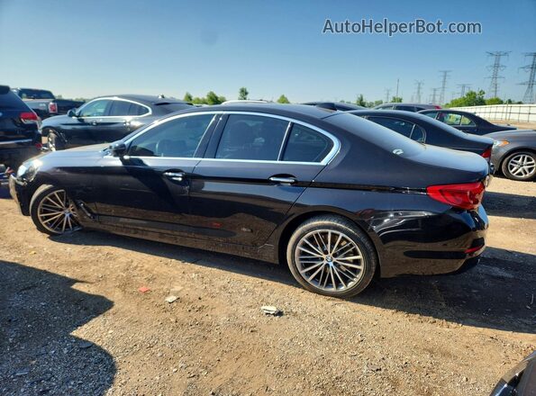 WBAJE7C55JWD52754 2018 BMW 5 SERIES Black უკანა მარცხენა