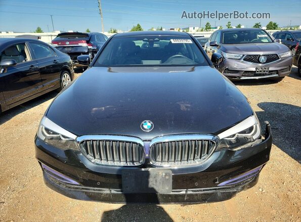 WBAJE7C55JWD52754 2018 BMW 5 SERIES Black წინა ხედი