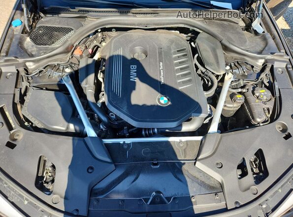 WBAJE7C55JWD52754 2018 BMW 5 SERIES Black უკანა სალონის ხედი