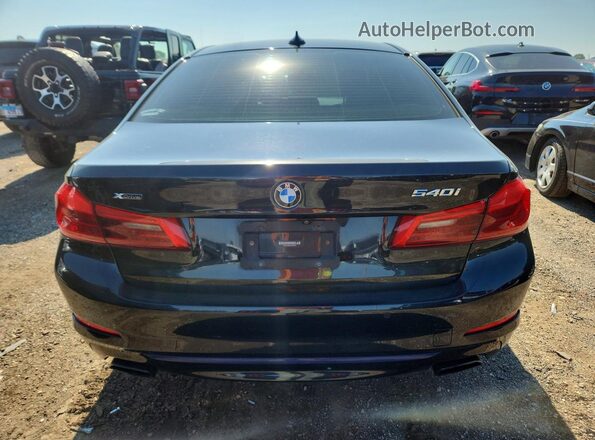 WBAJE7C55JWD52754 2018 BMW 5 SERIES Black უკანა ხედი