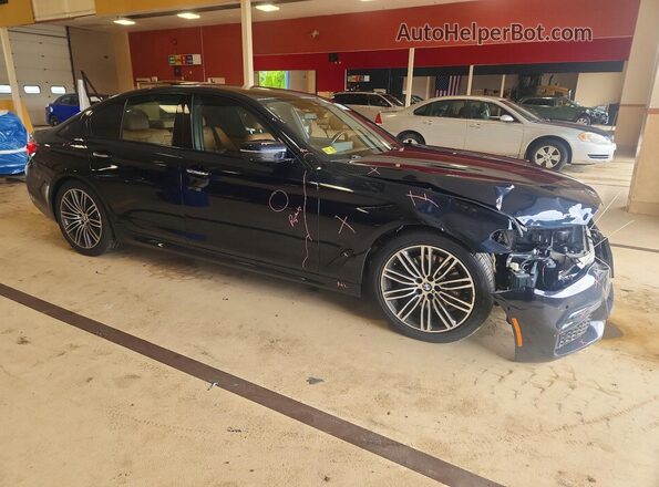WBAJE7C59JWD53387 2018 BMW 5 SERIES Blue Առջևի աջ