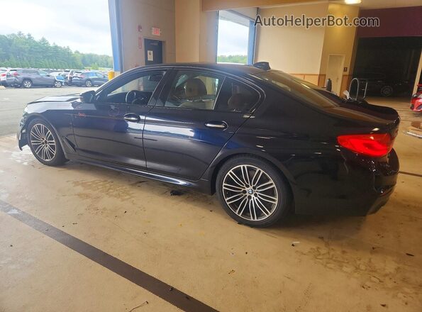 WBAJE7C59JWD53387 2018 BMW 5 SERIES Blue Հետևի ձախ