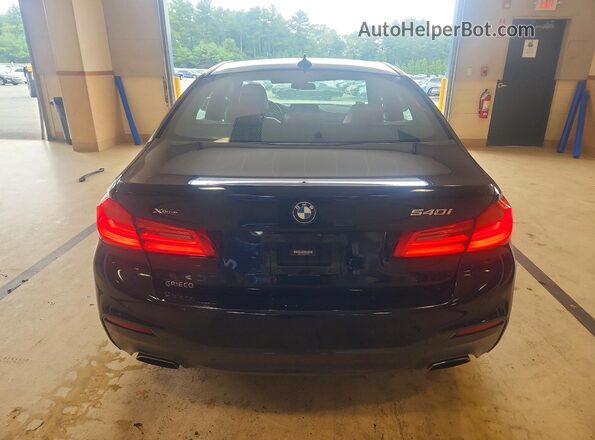 WBAJE7C59JWD53387 2018 BMW 5 SERIES Blue Հետևի տեսք