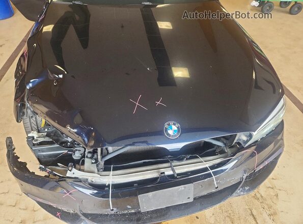 WBAJE7C59JWD53387 2018 BMW 5 SERIES Blue Սալոնի հետևի տեսք