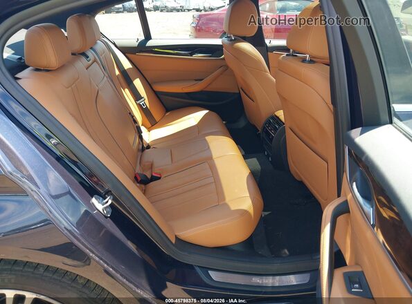 WBAJE7C5XKWW10099 2019 BMW 5 SERIES Dark Blue VIN კოდის სტიკერის ხედი