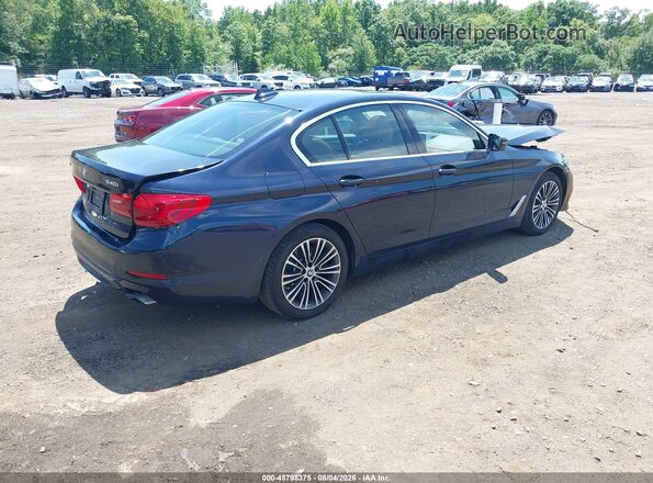 WBAJE7C5XKWW10099 2019 BMW 5 SERIES Dark Blue უკანა მარჯვენა